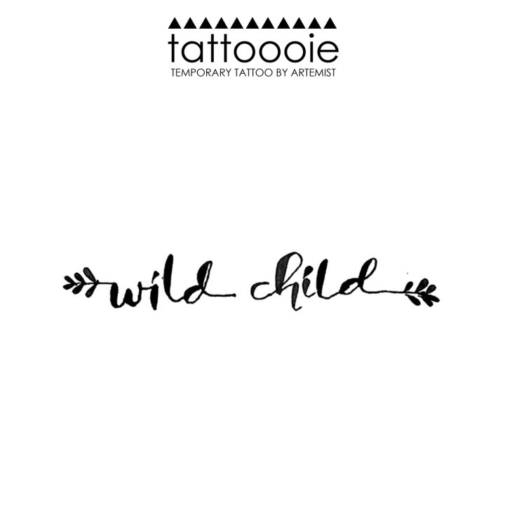 6 Wild Child Tattoo Photos  Meanings  Steal Her Style