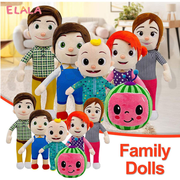 ELALA】15-33cm Cocomelon Plush Toy Cartoon Tv Series Family Cocomelon Family  Sister Brother Mom And Dad Toy Dall Kids Chritmas Gift Hot | Lazada