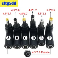 【YF】 1pcs 4.0X1.7 4.5x3.0 4.8x1.7 5.5x2.1 5.5x2.5 male Plug to Female 4.5x3.0mm Charging Converter Laptop