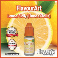 Flavour Art Lemon Sicily (Limone Sicilia) - กลิ่นเลมอนซิซีลี - กลิ่นผสมอาหาร - ผ่านการรับรองจาก อย. ประเทศไทย บรรจุและขายโดย Flavorfy กลิ่นผสมอาหารอเนกประสงค์ เ