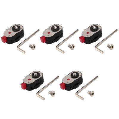 5X Field Monitor Quick Release Plate for LCD Monitor Arm LED Light Camera Camcorder Rig with 1/4-Inch Screw Hole