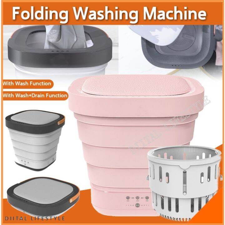 Authorized Reseller Moyu Folding Washing Machine Portable Mini Bucket