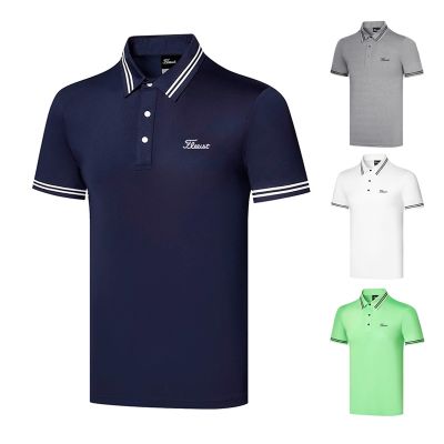 Mizuno Callaway1 Honma Odyssey Titleist J.LINDEBERG UTAA■✷  Mens golf short-sleeved t-shirt thin section new casual sports mens top GOLF clothing quick-drying and comfortable summer