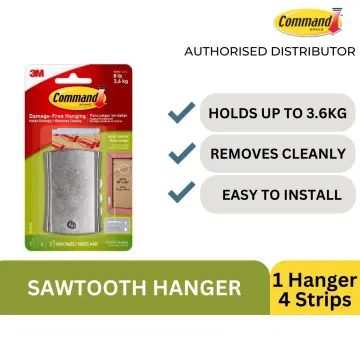 3M Command Sawtooth Sticky Nail Hanger, 2 Pack - Walmart.com