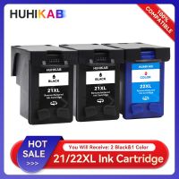 HUHIKAB Remanufactured For HP 21 22 For HP 21 XL 22 XL Ink Cartridges For HP Deskjet F2180 F2200 F2280 F4180 F300 F380 380 D2300 Ink Cartridges