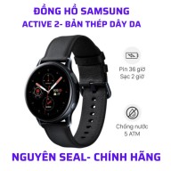 Đồng Hồ Samsung Galaxy Watch Active 2, Model R820, Tặng Kèm Dây Đeo, Đo Nhịp Tim, Màn Hình 44mm, Viền Thép Dây Da Hàng Chính Hãng thumbnail