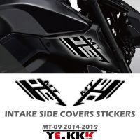 ✉○∏ For YAMAHA MT09 MT-09 MT-09SP FZ09 Air Intake Side Cover Sticker Set Fairing Decals Hollow Out Custom 2014-2019