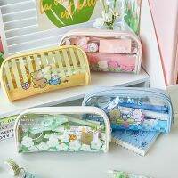 【CC】▥✆  Collection PU PVC Transparent Storage for Stationery School A7467