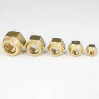 45 Deg SAE 1/4 3/8 1/2 3/4 Flare Brass Nut Pipe Fitting Adapeter Air conditioner