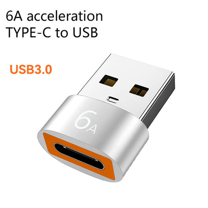 Shyli 6A OTG USB Type C Female To USB A Male Adapter Converter Charging ...