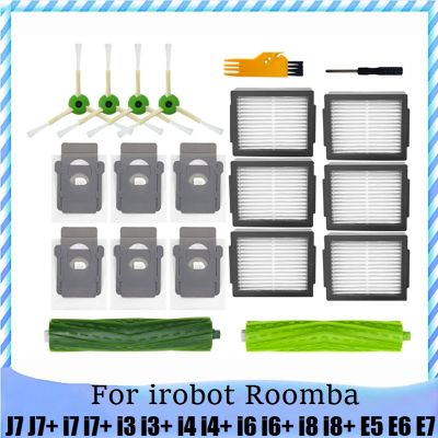 Accessories for iRobot Roomba J7 J7+ I7 I7+ I3 I3+ I4 I4+ I6 I6+ I8 I8+ E5 E6 E7 Main Side Brush Filter Dust Bag
