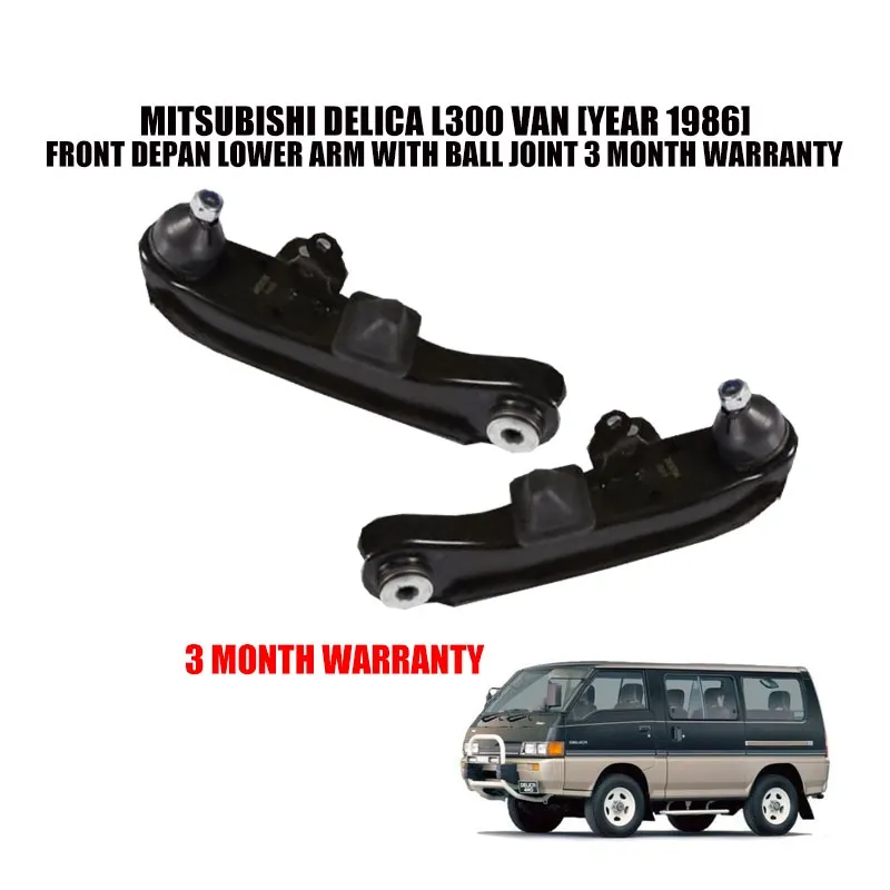 MITSUBISHI DELICA L300 VAN [YEAR 1986] FRONT DEPAN LOWER ARM WITH