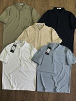 Summer new mens business casual short-sleeved T solid color lapel POLO shirt 【BYUE】