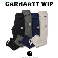 ☫Carhartt Wip Carhartt กางเกงลำลองหลวมทรงกระบอกตรงคู่รักกางเกงขาบานกว้างน้ำขึ้นน้ำลงแบบโบราณสำหรับผู้ชายและผู้หญิง