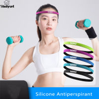 Studyset IN stock Colorful Nylon Non-slip Sports Headband Anti-sweat Anti-perspirant Breathable Comfort Hairband For Running Fitness Yoga Cycling