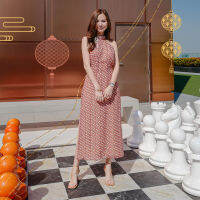 Bysasi Ting Dress เดรสตรุษจีน ลายดอกไม้ Preorder 7 Days SSCNY2270004