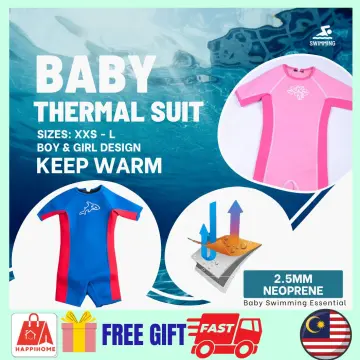 HIKAYA Boys Thermal Swimsuit Neoprene 2.5mm Kids Swimming Suit For