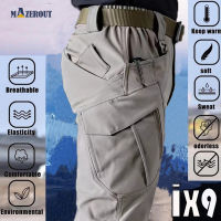 Mens Elastic Spring Fall Army Military Tactical Camping Trousers Hiking Trekking Fish Climb Softshell Quick Dry Sport Pants