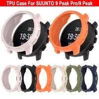 สำหรับ SUUNTO 9 Peak Pro/9 Peak กรอบหนามเตยนาฬิกาสมาร์ทเคสกรอบป้องกันหน้าจอสำหรับ SUUNTO 9 Peak Pro TPU