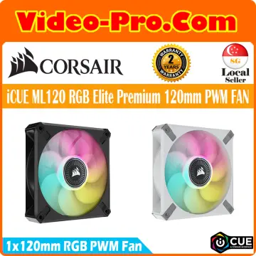 CORSAIR iCUE ML120 RGB ELITE Premium 120mm PWM Magnetic Levitation