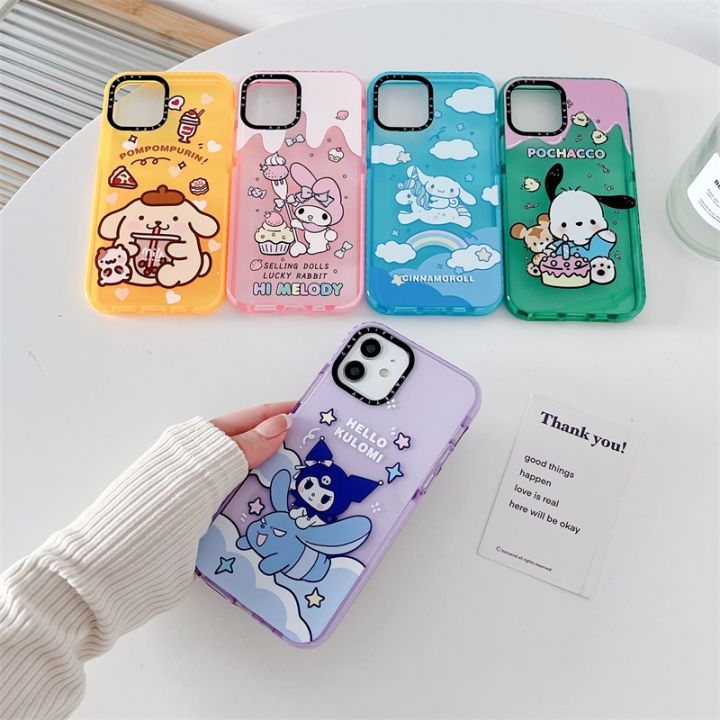 melody-amp-kuromi-amp-cinnamoroll-amp-pochacco-amp-pom-pom-purin-casetify-เคสโทรศัพท์มือถือ-ซิลิโคนนิ่ม-tpu-ใส-กันกระแทก-ลายน่ารัก-สําหรับ-iphone-13-pro-max-7-8-plus-x-xr-xs-max-12-11-pro-max