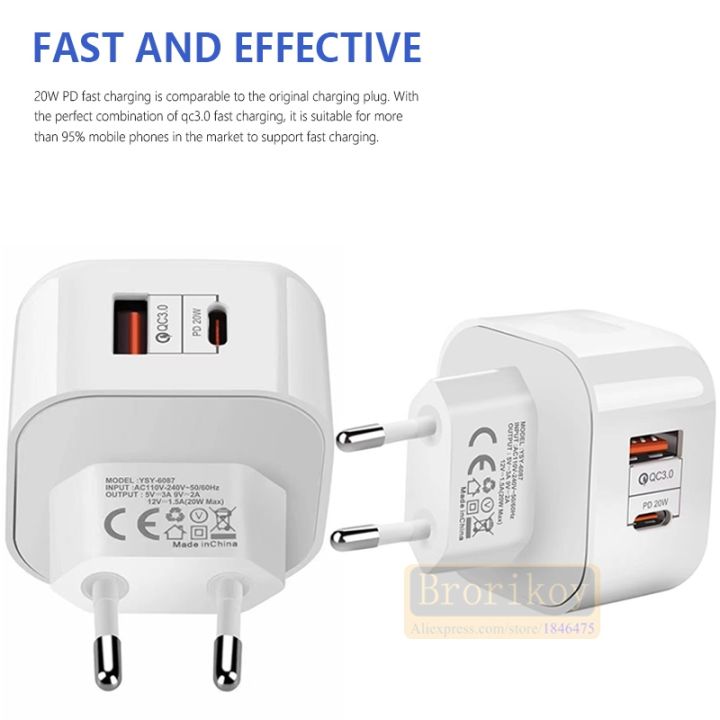 hot-20w-pd-charger-สำหรับ-iphone-12-ipad-qc-3-0-usb-charger-สำหรับ-samsung-huawei-xiaomi-fast-charging-wall-charger-type-c-us-uk-eu-plug