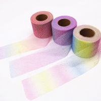 【CW】 6cm/8cmx25yards Tutu Gradient Tulle Roll Spool Fabric Skirt Wedding Decoration