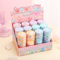 2023 News 24rolls/box Kawaii Animal Washi Tape Set Cute Cartoon Hand Account Decorative Cute Stickers Tape Stationary Supplies Label Maker Tape