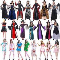 Special for holiday cosplay costume female adult horror clothes witch zombie bride