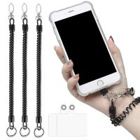 【YF】✲☢  Anti-theft Telescopic Lanyard Anti Lost Wrist Safety Tether for Phones Accessories Gasket Hanging Neck Rope