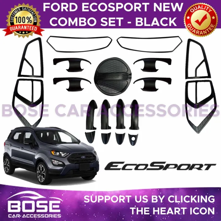 Ford Ecosport Garnish Cover Set Black 2019, 2020 2021 / Ford Ecosport