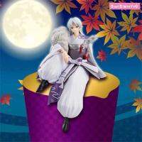 BASILBLA ของเล่นเด็ก พีวีซี ก๋วยเตี๋ยว stoppe 18ซม. รูปอะนิเมะ ตุ๊กตาโมเดล Sesshomaru รูปการกระทำ Inuyasha