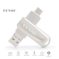 แฟลชไดร์ฟ flash drive แฟลชไดร์ฟ usb Cosmo แฟลชไดร์ฟ OTG Flash drive IOS/Type-C/Android/USB 4in1 USB2.0 32GB 64GB 128GB