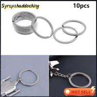 SYRUPSHADDOCKING 10Pcs/Pack ใหม่ กระเป๋า ตัวเชื่อมต่อ พวงกุญแจ สแตนเลส ห่วงโซ่ แยกพวงกุญแจ