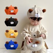 LITTLE Knitting Cartoon Bear Knitting Beret Cloth Accessories Cartoon