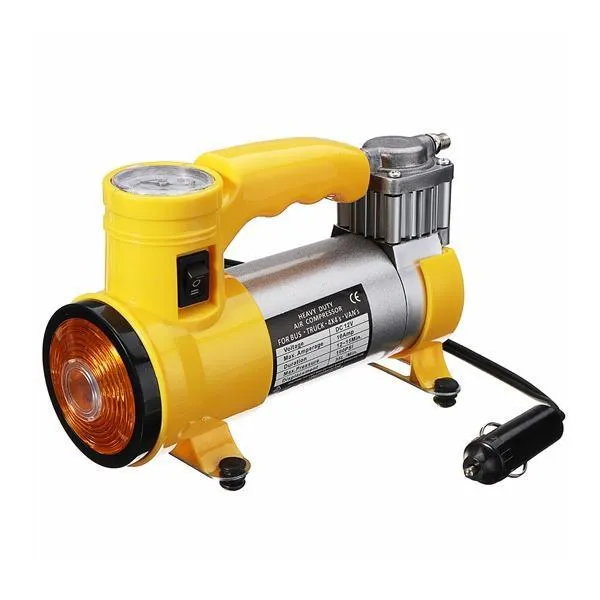 Portable Heavy Duty Car Air Compressor (Yellow) | Lazada PH