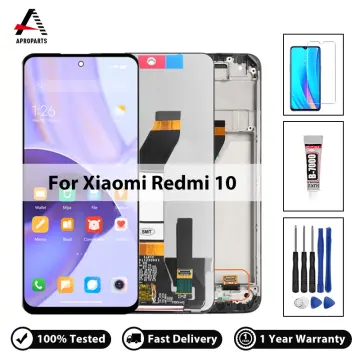 For Xiaomi Redmi 10 Prime 2022 LCD Display Touch Screen Digitizer Assembly  Frame