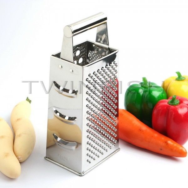 ที่ขูดชีสและผักสแตนเลส-อย่างดี-cheese-grater-ที่ขูดชีส-ด้ามจับมือ