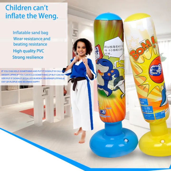 BabyBala Mall Kids Inflatable Boxing Punching Bag Tumbler Muay