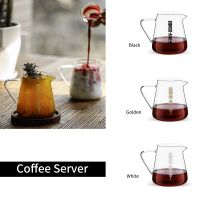 MHW-3BOMBER 500ml Coffee Server Glass Coffee Pot Espresso Dripper Pour Over Maker Brewer Pot Clear Chic Home Kitchen Accessories