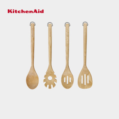 KitchenAid Birchwood 4pc Tool Set - Light Wood อุปกรณ์ทำอาหาร เซต 4 ชิ้น