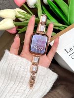 ☈™▨ Luxury Resin Metal Strap For Apple Watch Band 8 7 45mm 41mm Bracelet For iWatch Ultra 49mm 6 5 4 3 SE 44mm 42mm 40mm Accessories