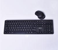 คีย์บอร์ดไร้สาย WIRELESS KEYBOARD+MOUSE SET OKER K-783 2.4GHz