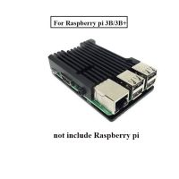 【✱2023 HOT✱】 fuchijin77 Raspberry Pi 4 Model B เคสอะลูมิเนียมอัลลอย Cnc พัดลมคู่กรอบหุ้มโลหะ5สีพร้อมอ่างความร้อนสำหรับ Raspberry Pi 4b/3b/3b