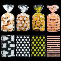 hot【cw】 50Pcs Plastic Biscuit Cookie Packing Birthday Decoration Supplies Wedding Favors Baby Shower