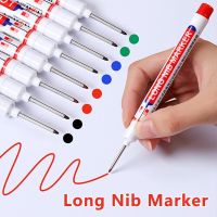 【CW】10PCS Permanent Oily 20mm Long Nib Head Markers Pen Waterproof Painting Graffiti Environmental Gel Pen Notebook Drawing Supplie