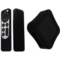 เคสซิลิโคนสำหรับ Apple TV 2021 รีโมทคอนโทรลใหม่กันน้ำที่เก็บฝุ่นป้องกันกันลื่นสำหรับ Apple TV รีโมทคอนโทรล 4K-kjhkhjlk