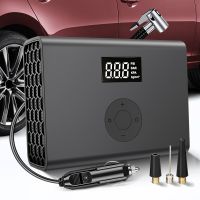 Smart Mini Car Air Pump DC12V Electric Air Compressor Digital Display Pressure Portable Tire Inflator For Bicycle Motorcycle Air Compressors  Inflator