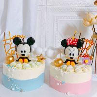 【CW】☃❁  Cartoon Minnie Baking Decoration Ornaments for Kids Birthday Supplies Gifts