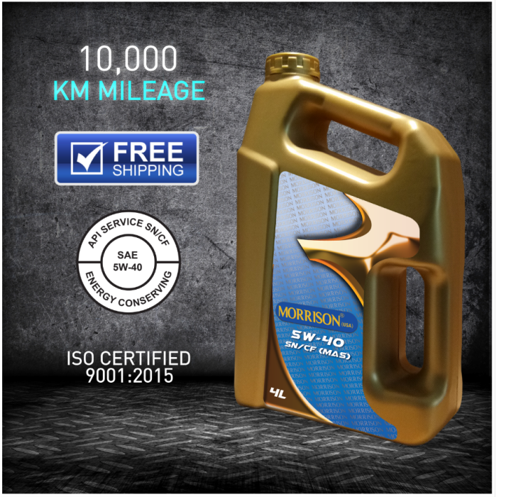 MORRISON USA FULLY SYNTHETIC PERFORMANCE 5W40 SN/CF MAS ENGINE OIL